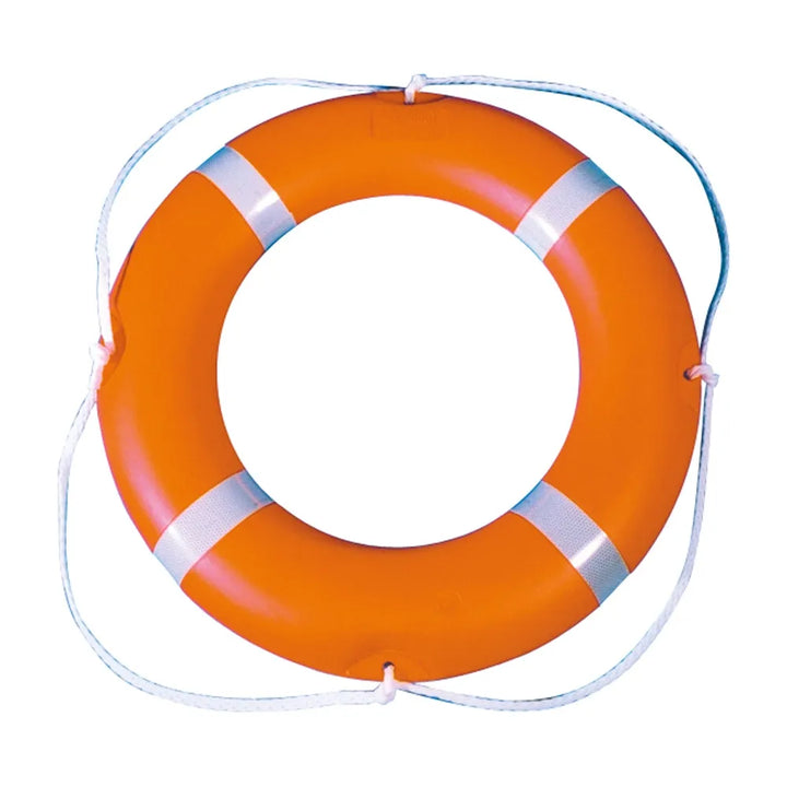 Orange Perry Buoy with Retro Tape - 30" | Floating Buoy with High Visibility Tape