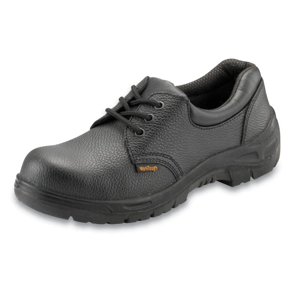 Black Worktough 201SM Safety Shoes | Comfort Meets Reliability