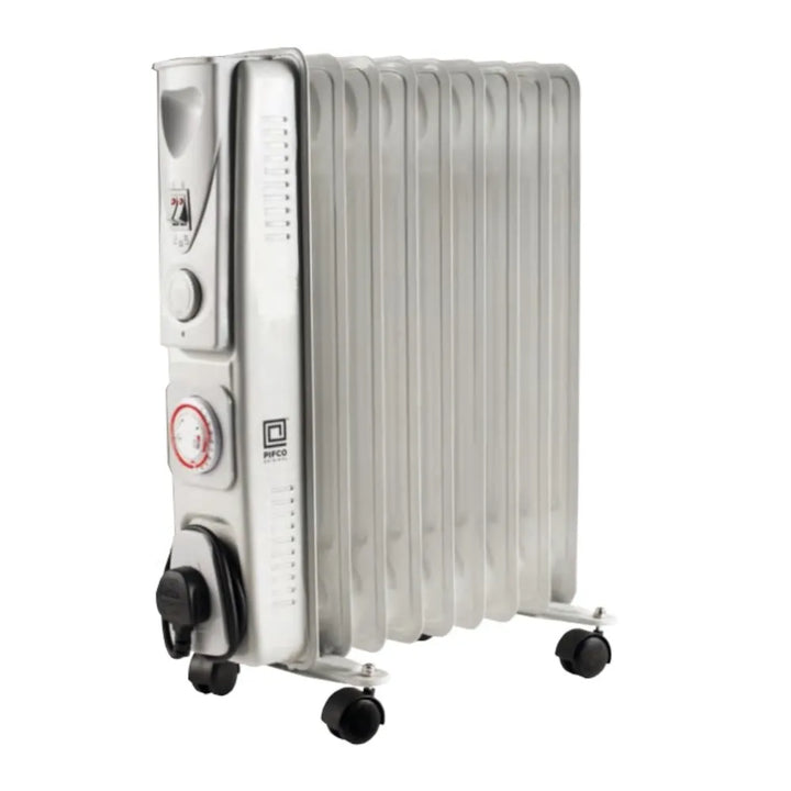 2KW 9-Fin Oil-Filled Radiator Heater - Efficient 240v Heating Solution