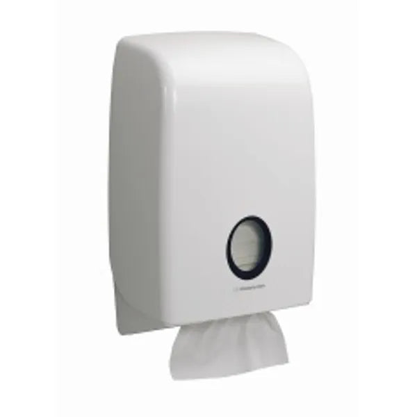 Kimberly Clark 6945 Dispenser - Durable White Towel Dispenser for High Hygiene