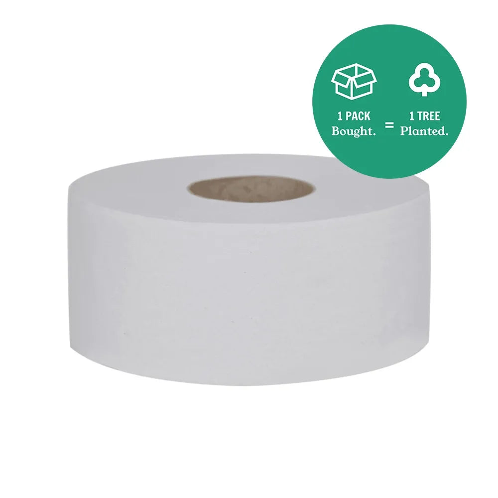 Jumbo Toilet Rolls – 2-Ply – Serious Tissues – Pack of 6 – Strong & Soft