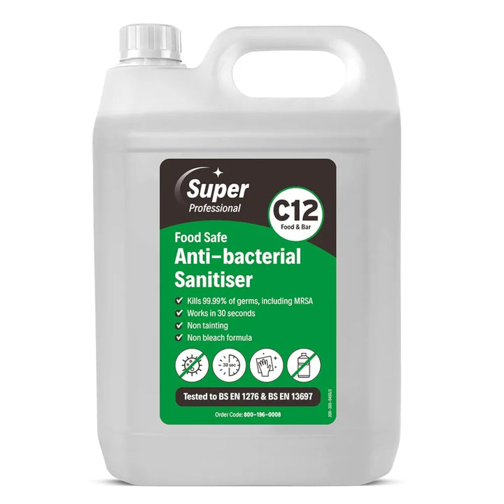 Anti Bac Food Safe Sanitiser - 5L | Powerful Hygiene Solution for Food Preparation Areas