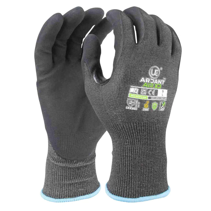 Durable Ardant-Air Cut Level D Gloves with Microfoam Coating