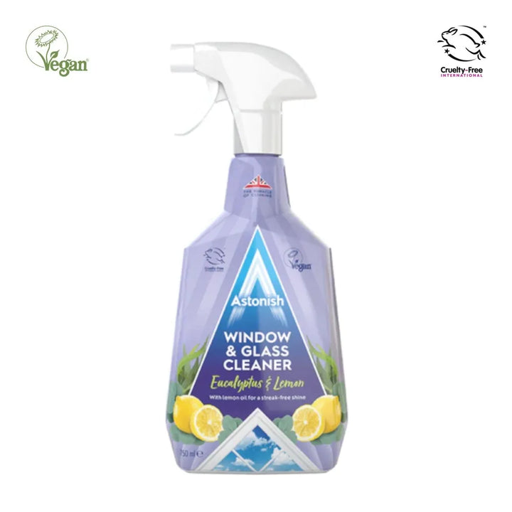 Astonish Window & Glass Cleaner - 750ml for Smear-Free Shine