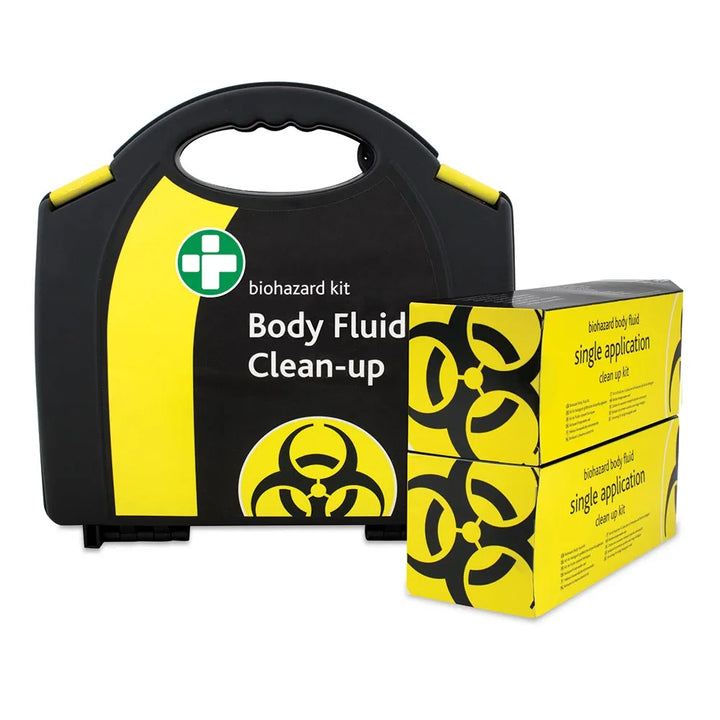 Bio-Hazard Body Fluid Clean-Up Kit - 2 Applications: Essential Safety and Hygiene Solution