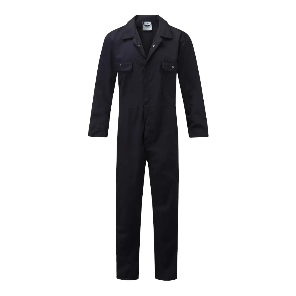 Durable Polycotton Boiler Suit with Stud Front | Comfortable Workwear