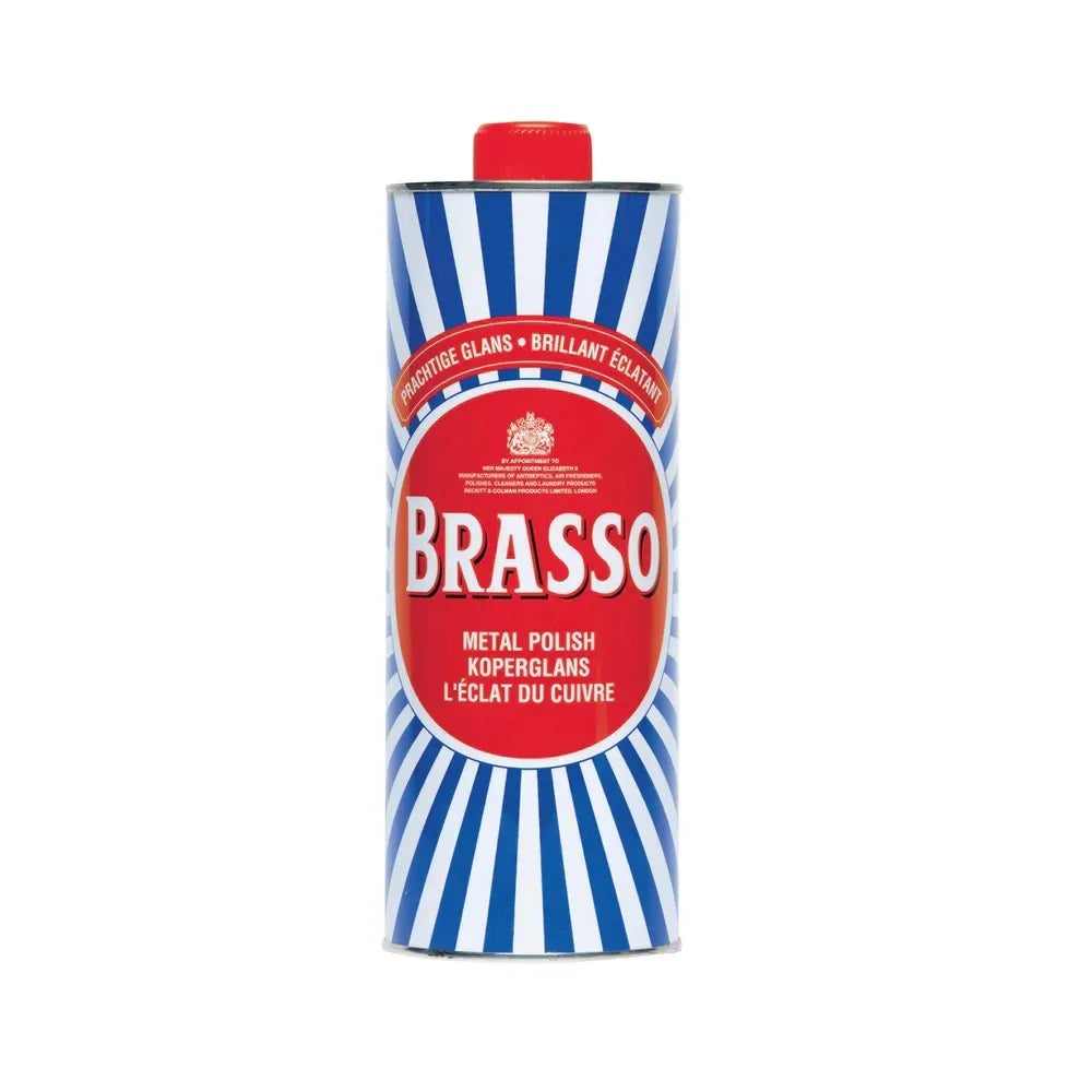 Brasso Liquid Metal Polish - 1 Litre | Powerful Metal Cleaner for a Brilliant Shine