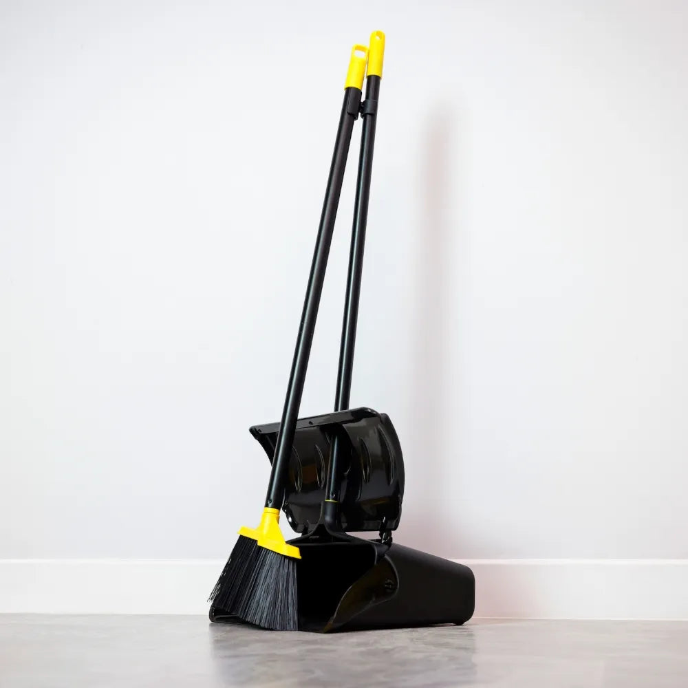 Bulldozer Heavy Duty Lobby Dustpan & Brush Set | Durable Cleaning Solution