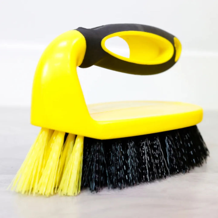 Bulldozer Large Iron Scrub Brush | Heavy-Duty Cleaning Tool for Tough Jobs