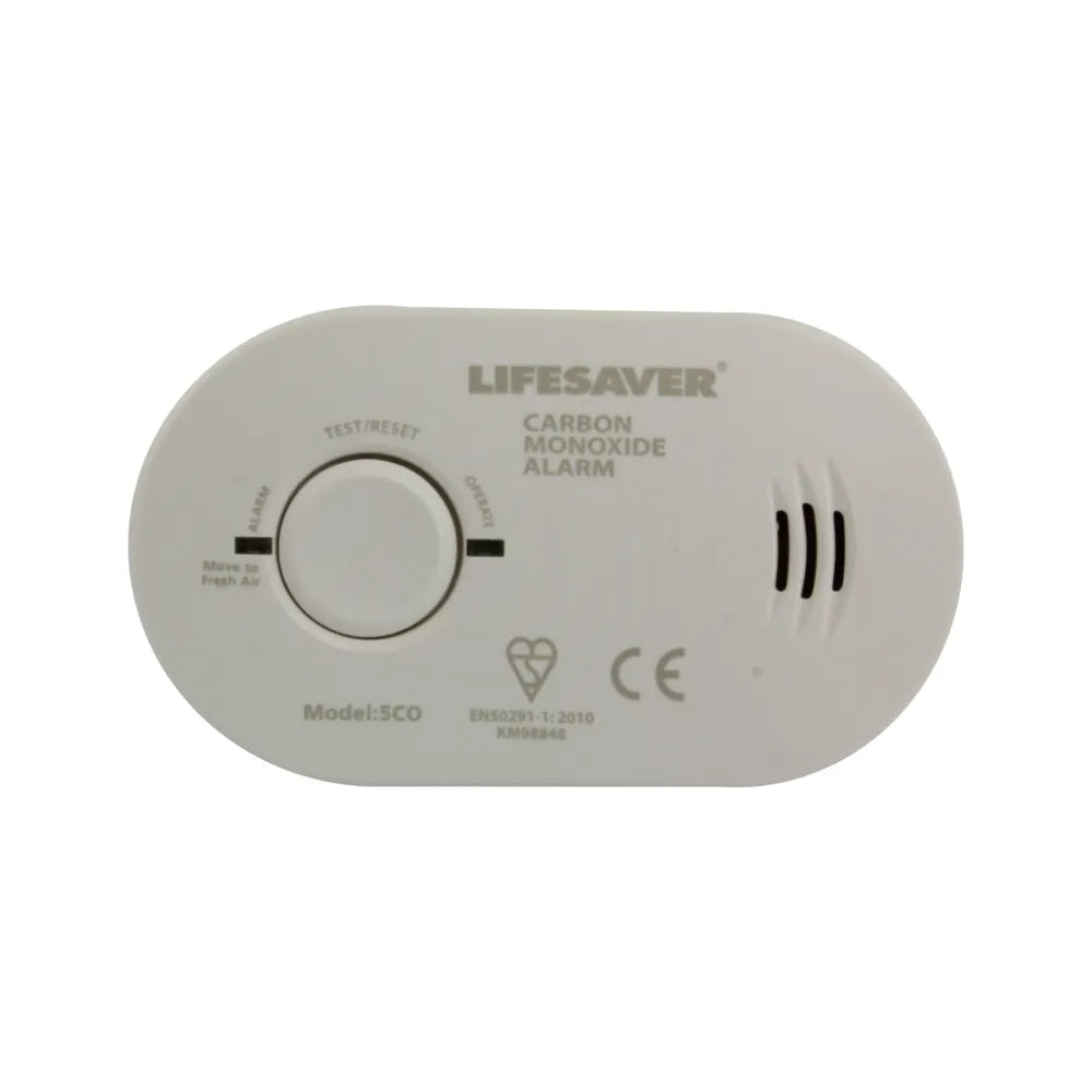 Battery Powered Carbon Monoxide Detector - 9V Protection