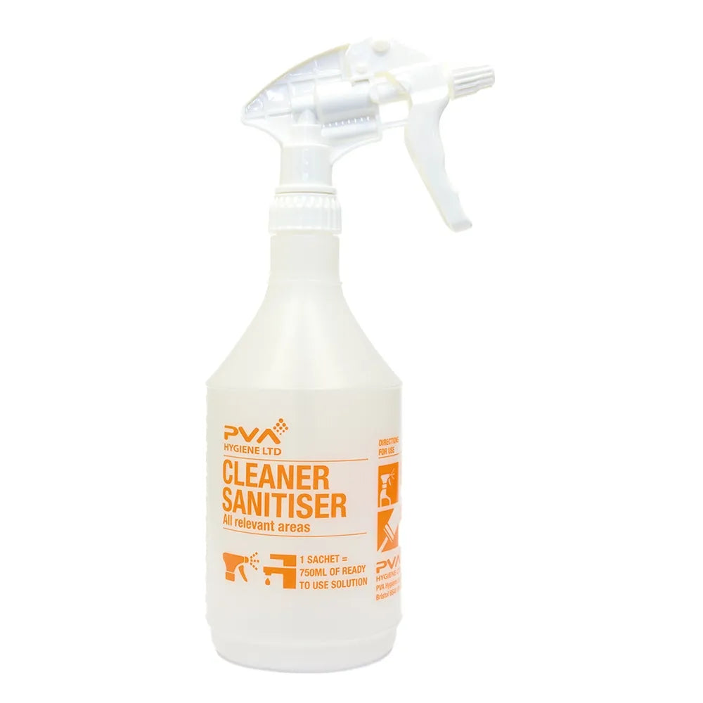 PVA Sanitiser Trigger Spray Bottle - 750ml (Empty)