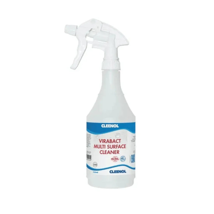 Cleenol Virabact Empty Trigger Bottle - 750ml | Durable Refillable Spray Bottle