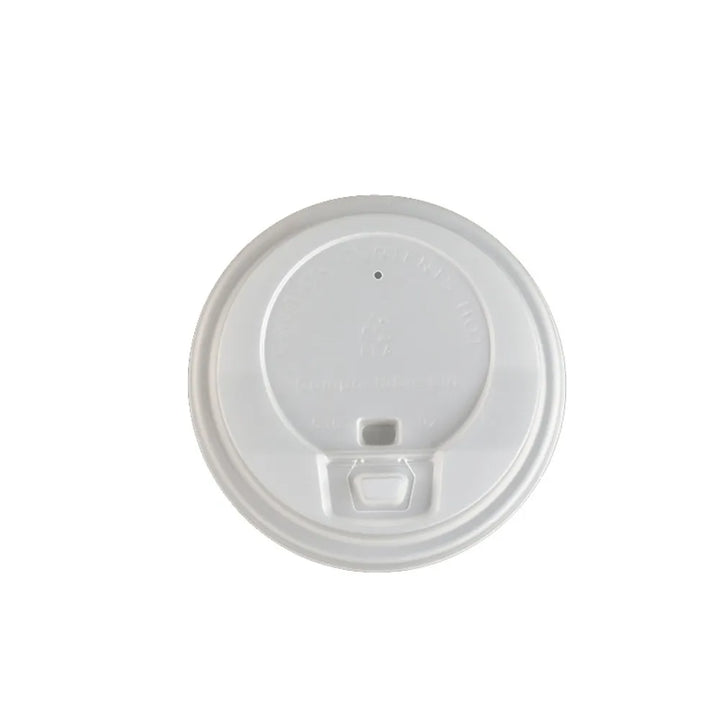 Compostable Lids to Suit 10-16oz Cups - Case of 1,000 | Eco-Friendly Disposable Lids