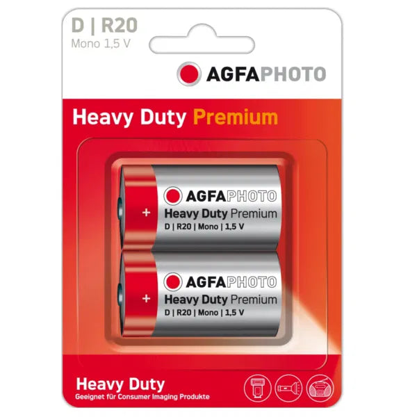 D Batteries - Pack of 2 | Long-Lasting Power for Household Devices