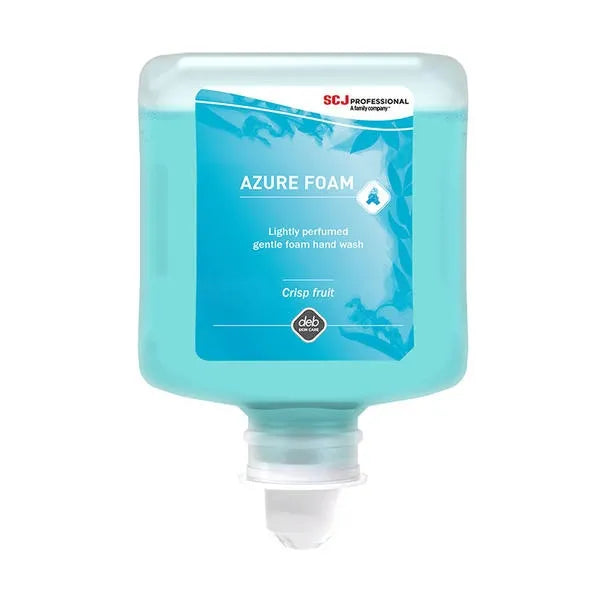 Deb Refresh Azure Foam Wash 1L Cartridge | Gentle Hand Wash for All Environments