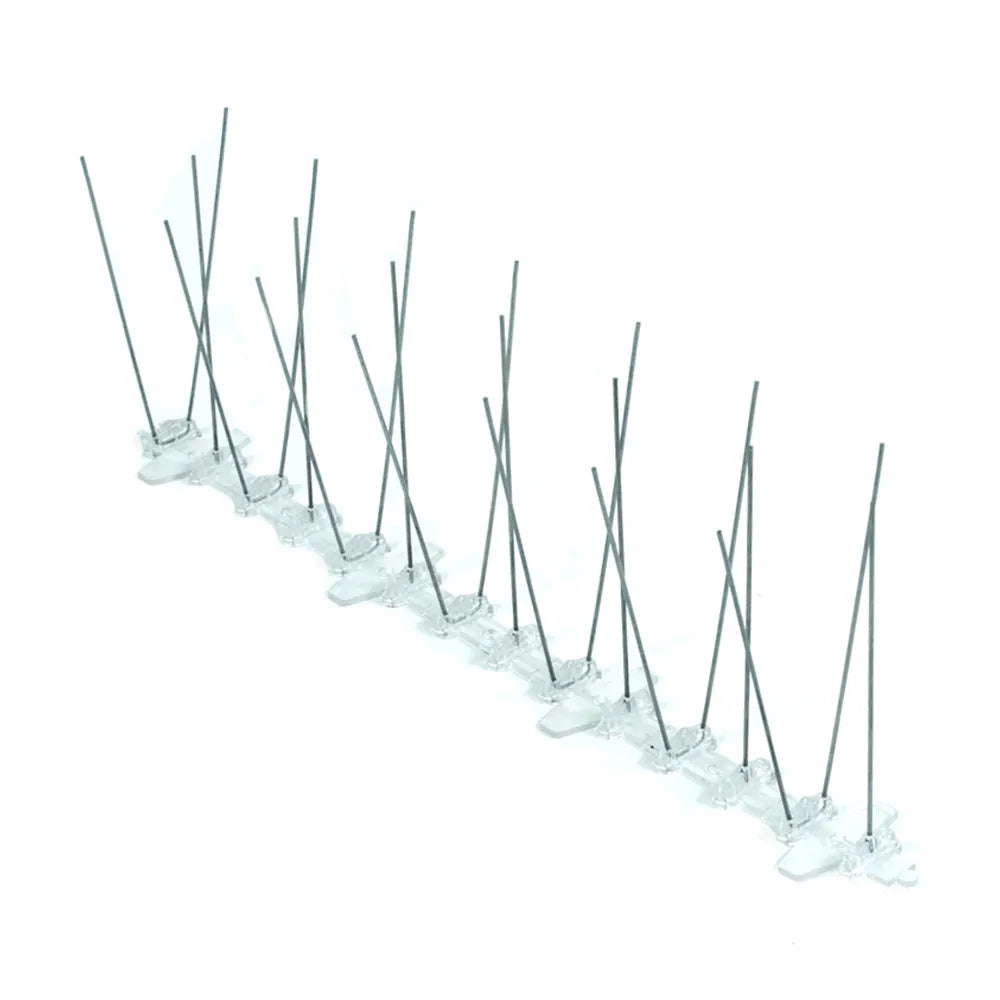 Stainless Steel 4-Point Bird Spikes - 1 Meter for Durable Bird Control