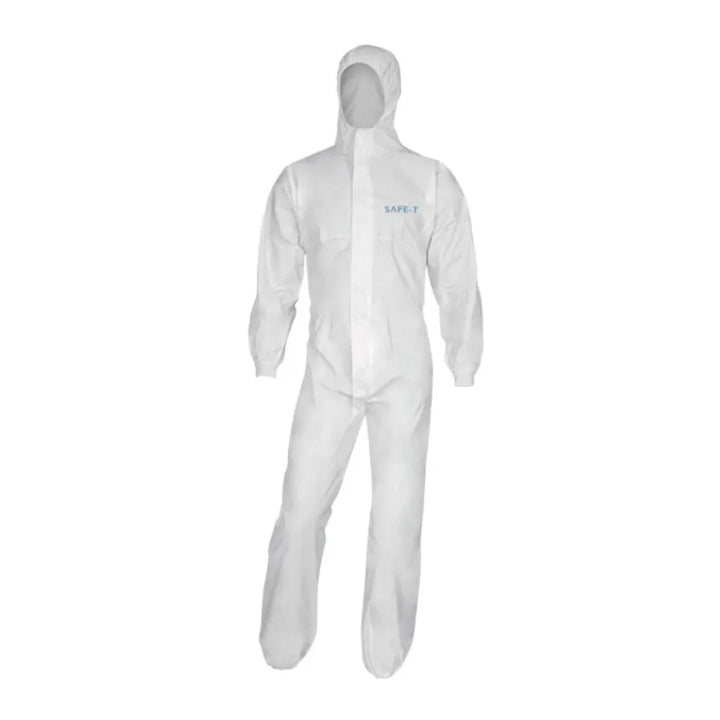 White Disposable Coveralls – Lightweight Protection Suit