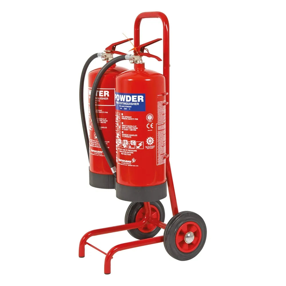 Double Fire Trolley – Efficient Fire Safety Equipment Storage