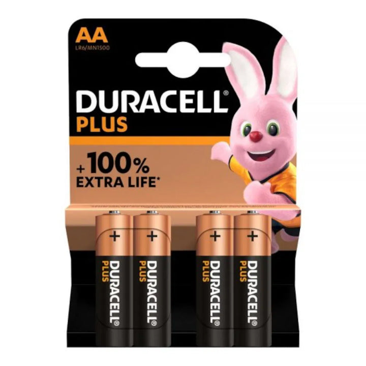 Duracell Plus Batteries - Pack of 4 | Long-Lasting Power for Everyday Use