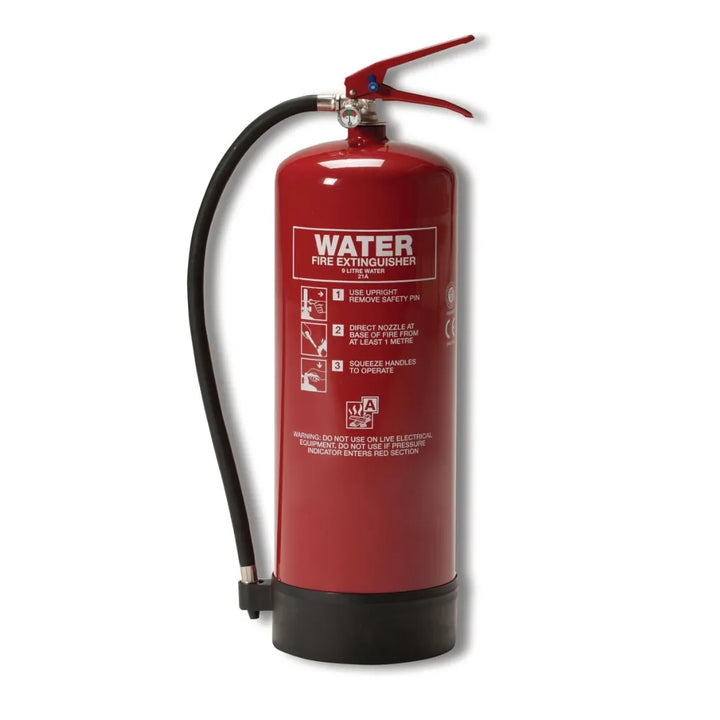 Buy 9 Litre Water Fire Extinguisher for Class A Fire Safety