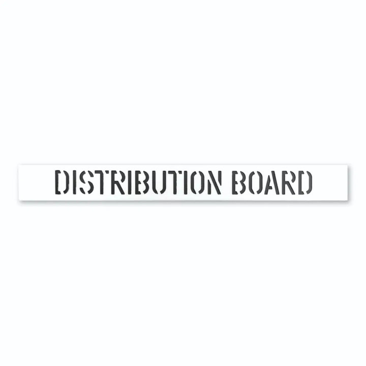 First Fix Stencil - Distribution Board - 150mm x 1334mm x 3mm