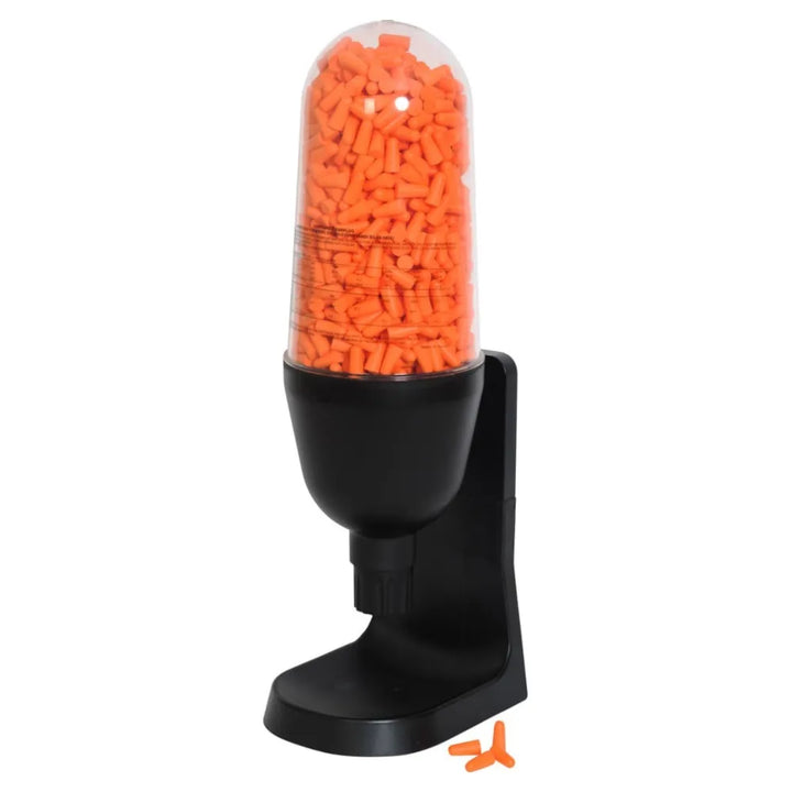 Foam Ear Plug Dispenser with 500 Pairs of Ear Plugs Included