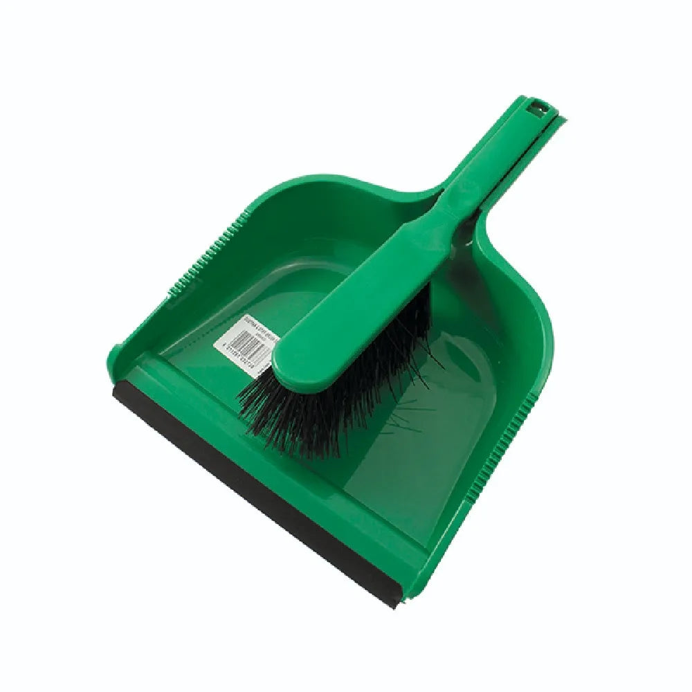 Hygiene Dustpan & Stiff Hand Brush: Durable Cleaning for Tough Jobs