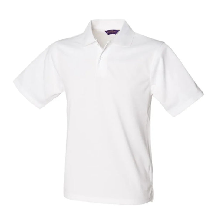 HB475 White Polo Shirt – Stylish and Versatile (Large)