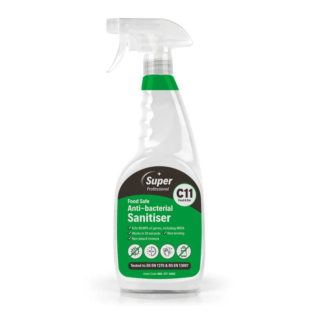 Hard Surface Anti Bac Sanitiser Spray - 750ml | Safe for Kitchens & Food Preparation