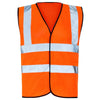 Hi-Vis Full Spec Waistcoat - EN ISO 20471 Class 2 Safety Vest with Hook & Loop Fastener