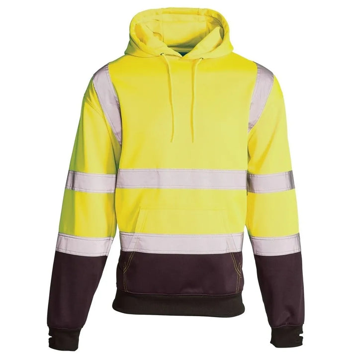 Hi Vis Two-Tone Hoodie Sweatshirt: Safety and Comfort Combined