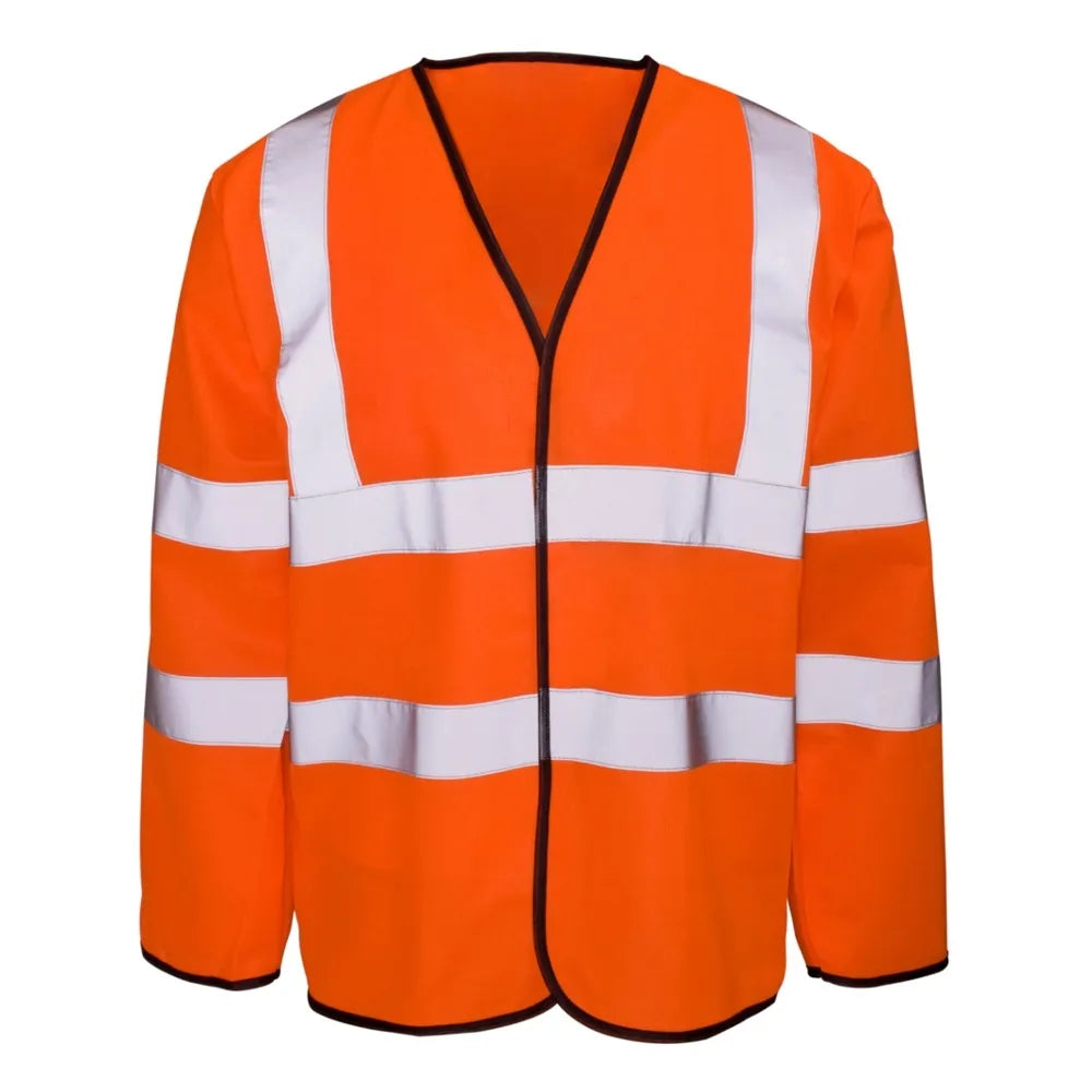 Hi-Vis Jerkin - High Visibility Safety Vest with Reflective Tape