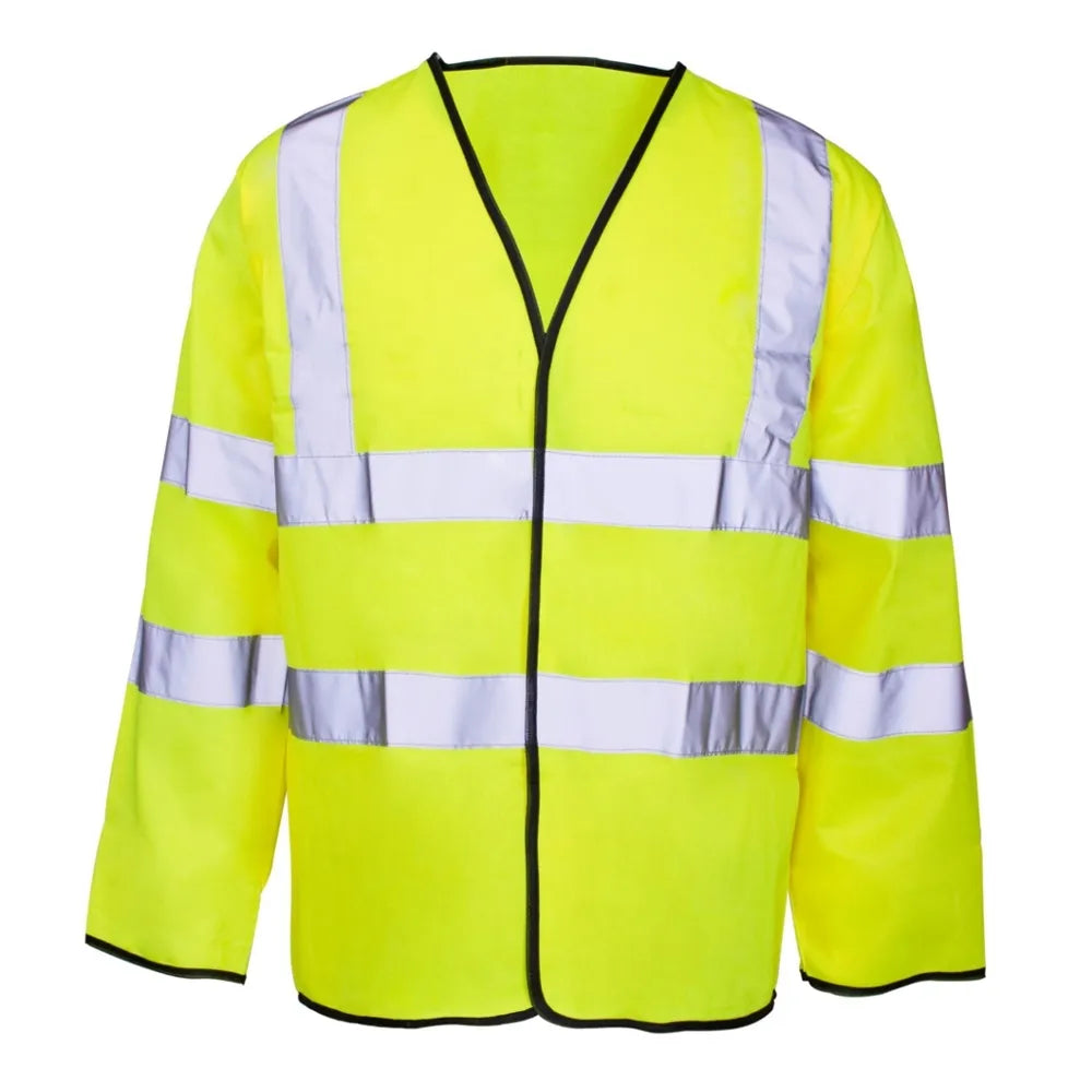 Hi-Vis Jerkin - High Visibility Safety Vest with Reflective Tape