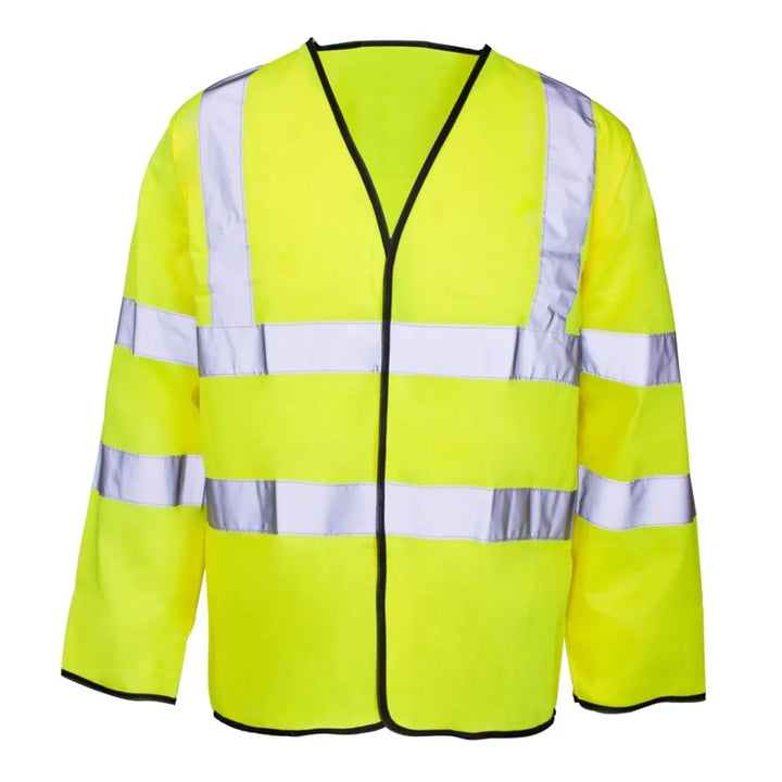 Hi-Vis Jerkin - High Visibility Safety Vest with Reflective Tape