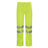 Yellow Hi Vis Poly-Cotton Work Trousers | Protective & Durable