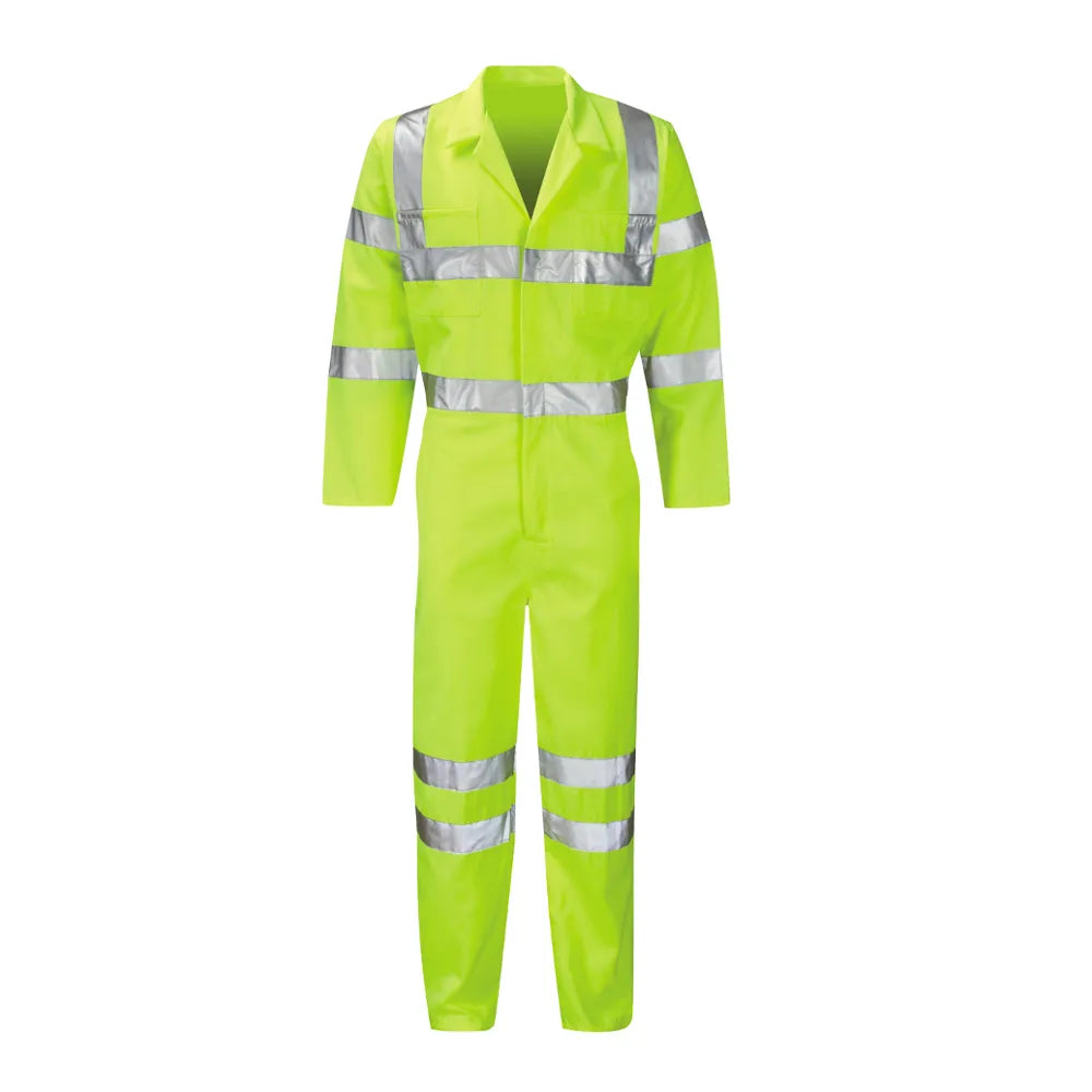 High-Visibility Polycotton Overall for Enhanced Safety