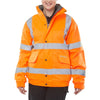 Hi Vis Saturn Bomber Jacket – Stay Safe and Warm On-Site