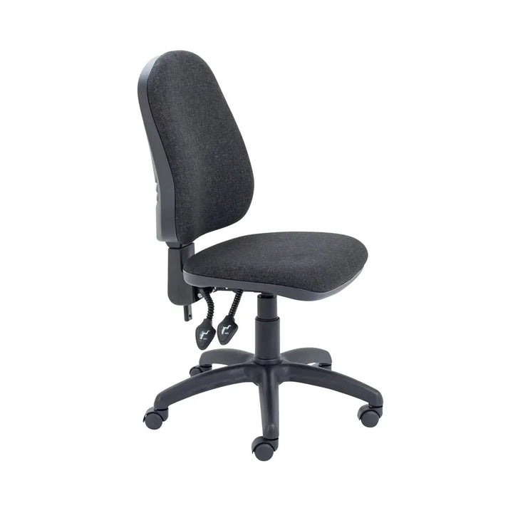 High Back Design Operator Adjustable Chair - Charcoal