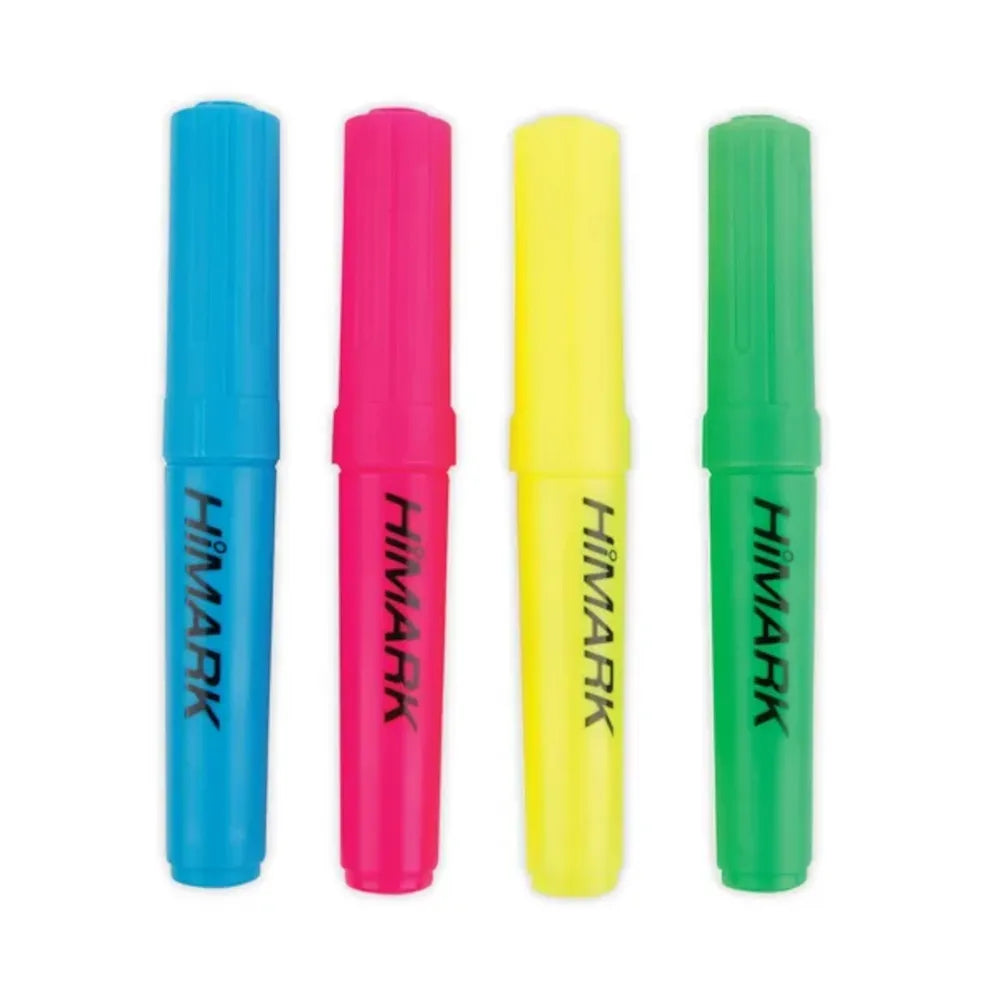 Vibrant Highlighters - Pack of 4 for Effective Document Highlighting