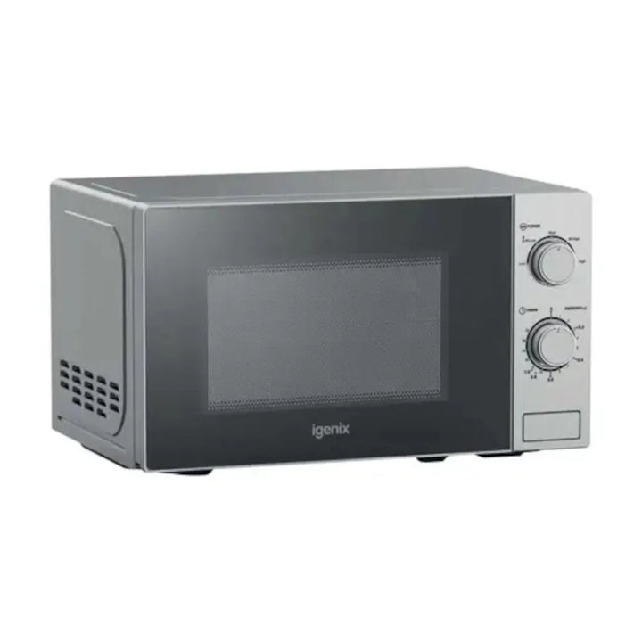 Igenix Manual Solo Microwave - Stainless Steel - 20L