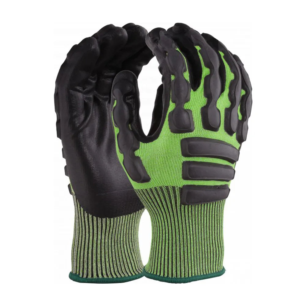 INF-C5 Impact Cut Level C Green Glove | High Protection & Comfort