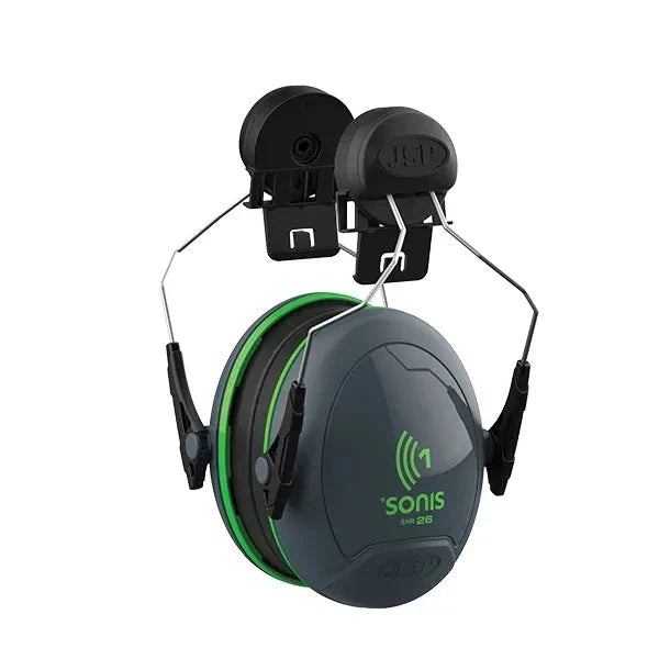 JSP Sonis Compact Helmet-Mounted Ear Defenders – Safety Protection