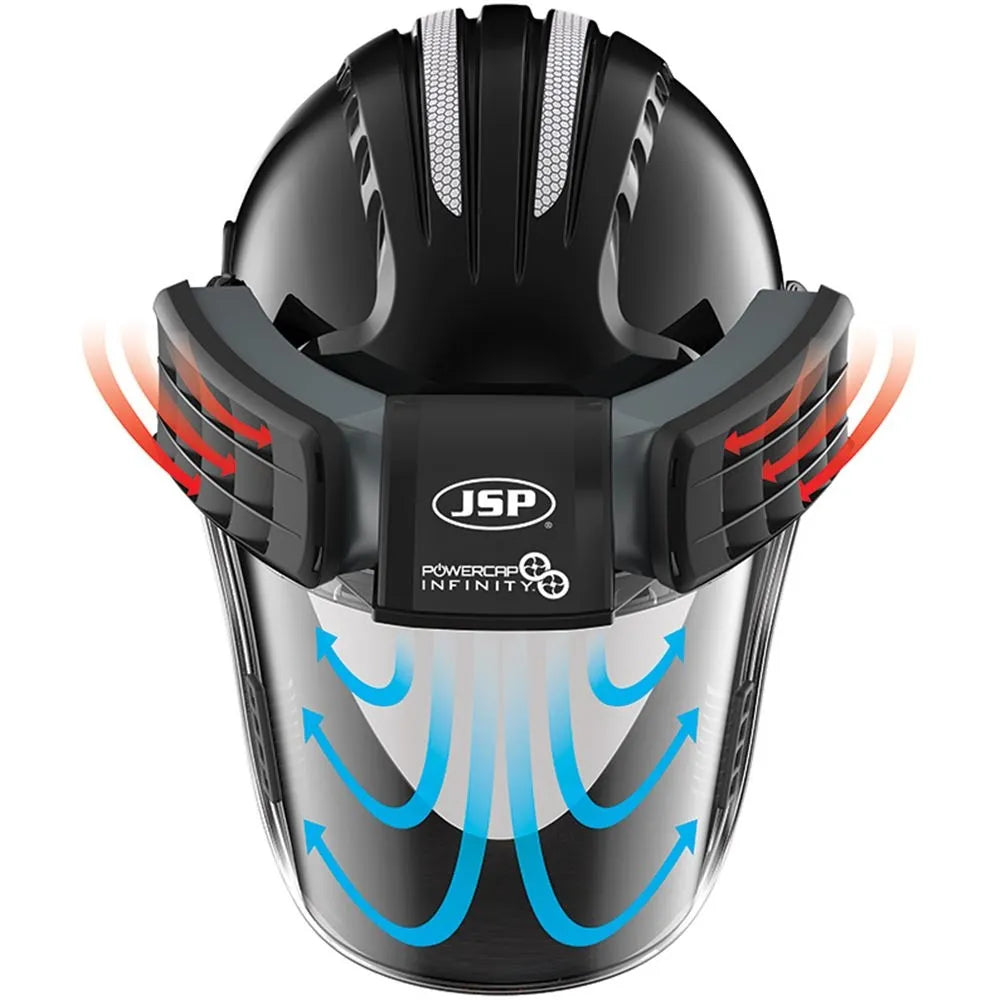 PowerCap Infinity PAPR by JSP – Complete Respiratory System – Black