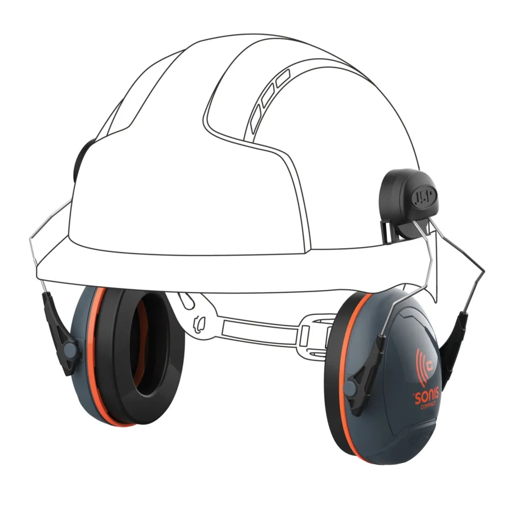 JSP Sonis Compact Helmet-Mounted Ear Defenders – High-Performance Safety