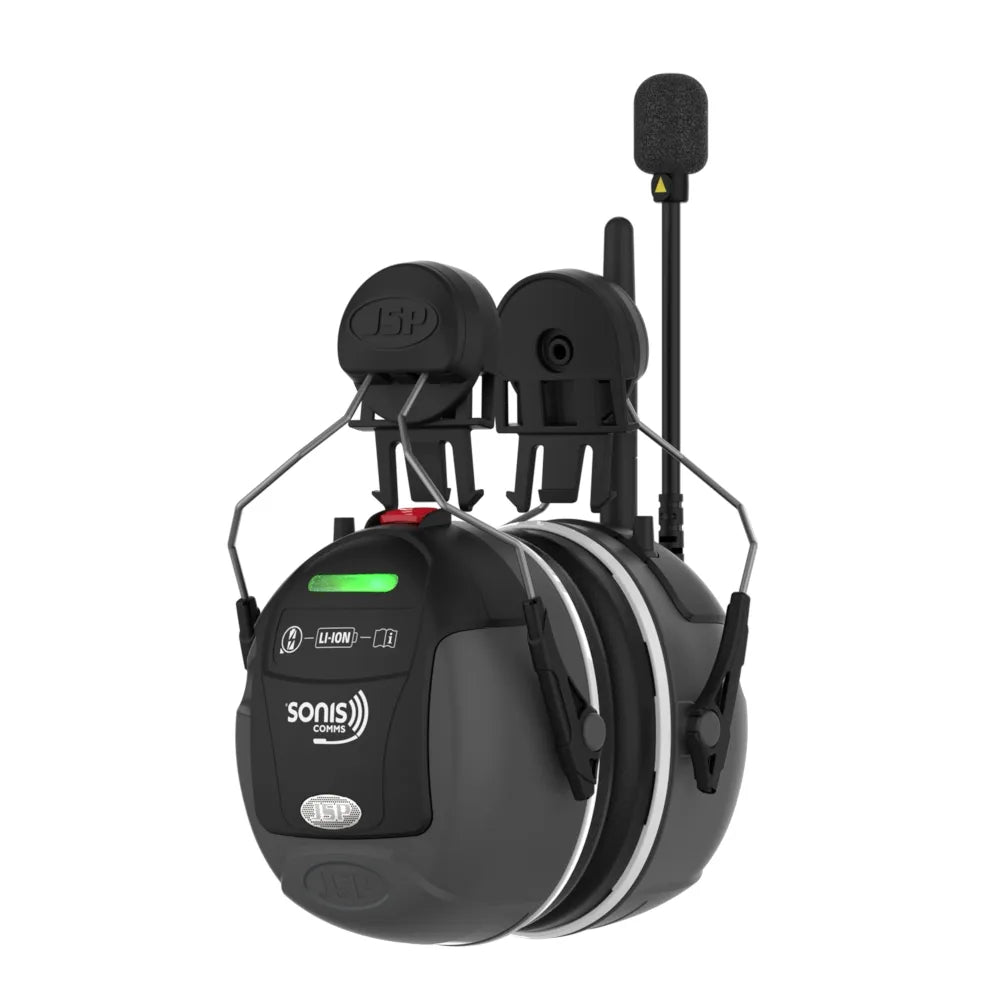 JSP Sonis Comms DMC Helmet-Mounted Ear Defenders – Non-Bluetooth