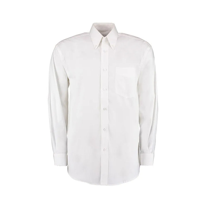 KK105 White Long Sleeve Shirt - Classic Corporate Style