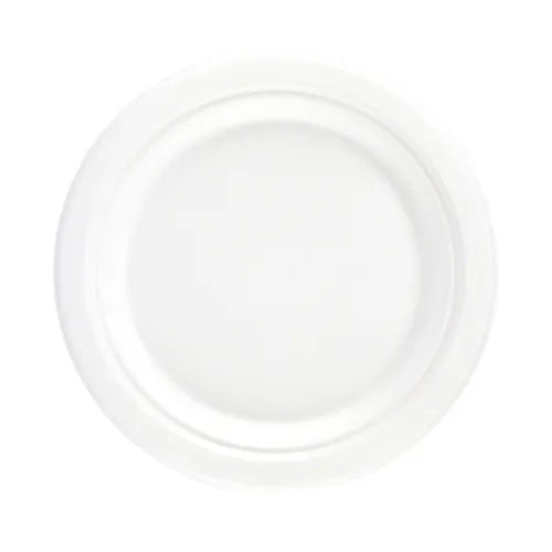 Bagasse Round Plates 9" - Pack of 125 | Eco-Friendly Disposable Plates