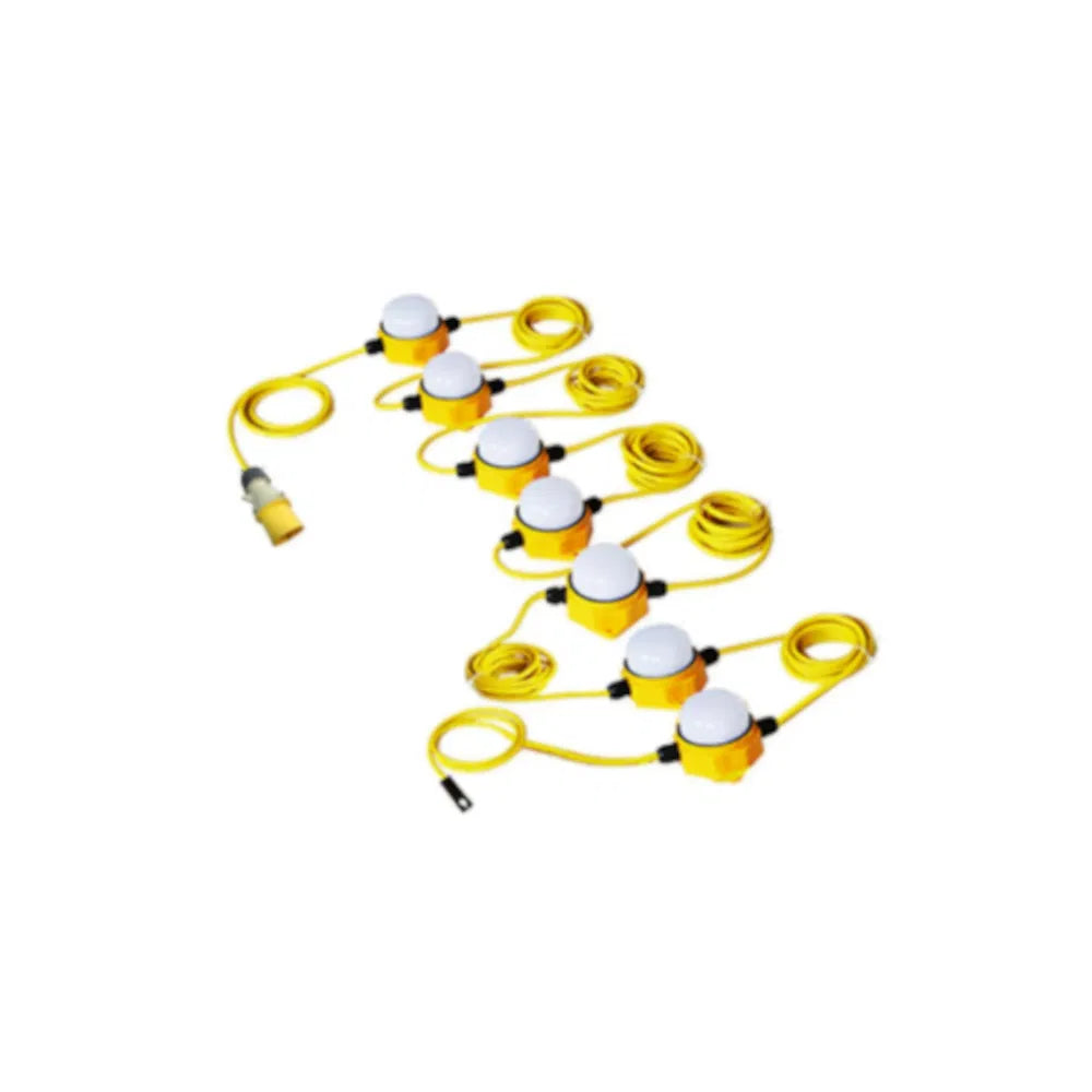 LED Festoon Kit 7x10W - 22m | Efficient Site Lighting Solution