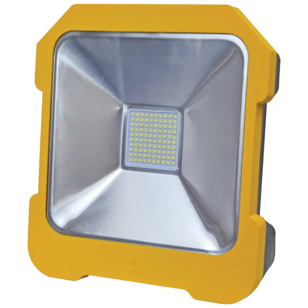 LED Floor Light - 110V Portable Worksite Illumination