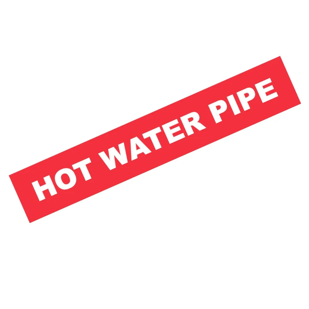 MTP17 - First Fix Marking Tape "Hot Water Pipe" - 48mm x 33m